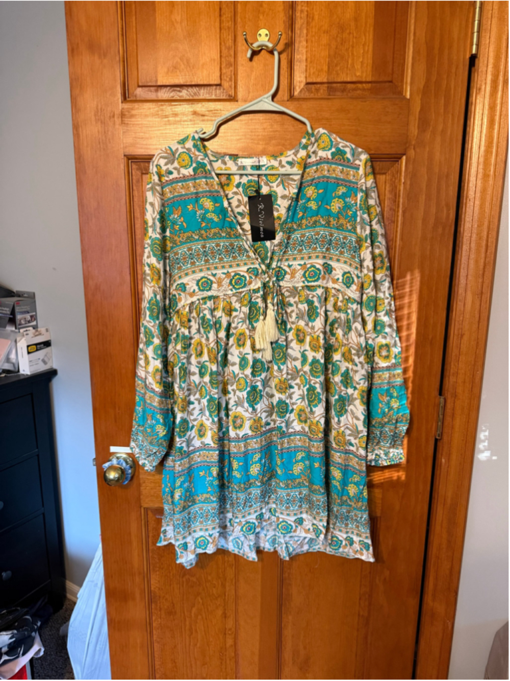 R. Vivimos Floral Dress size M